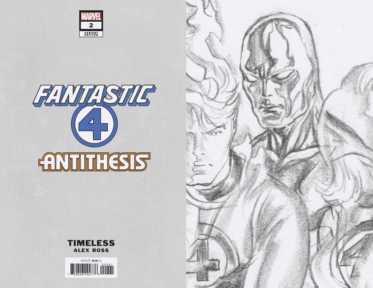 Fantastic Four Antithesis #2 (Of 4) Timeless Full Art Sketch V