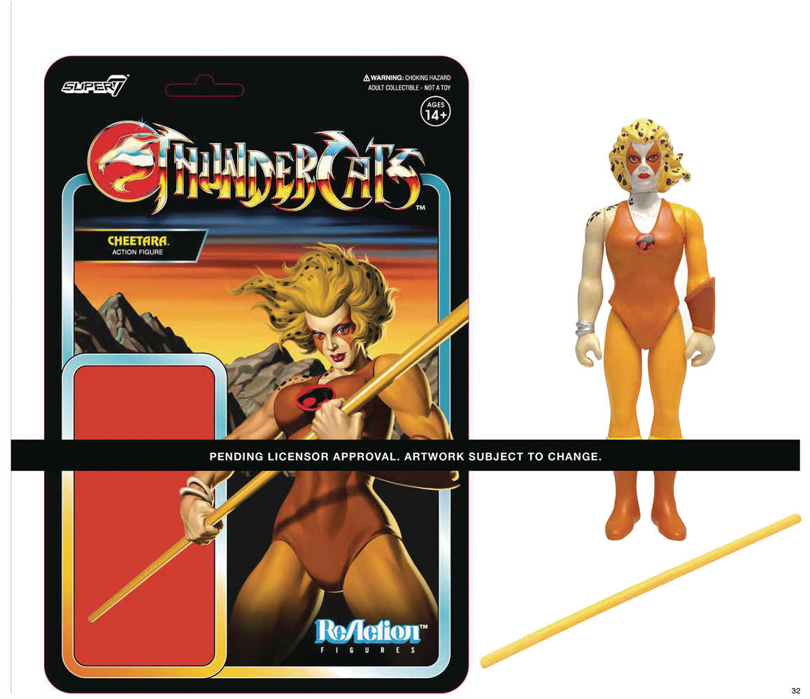 Thundercats Wave 1 Cheetara Reaction Figure  