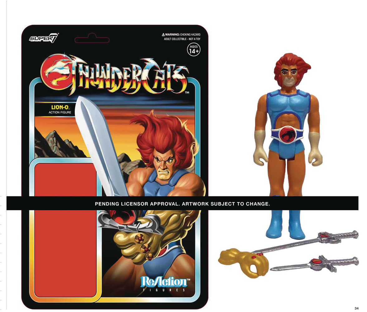 Thundercats Wave 1 Lion O Reaction Figure  
