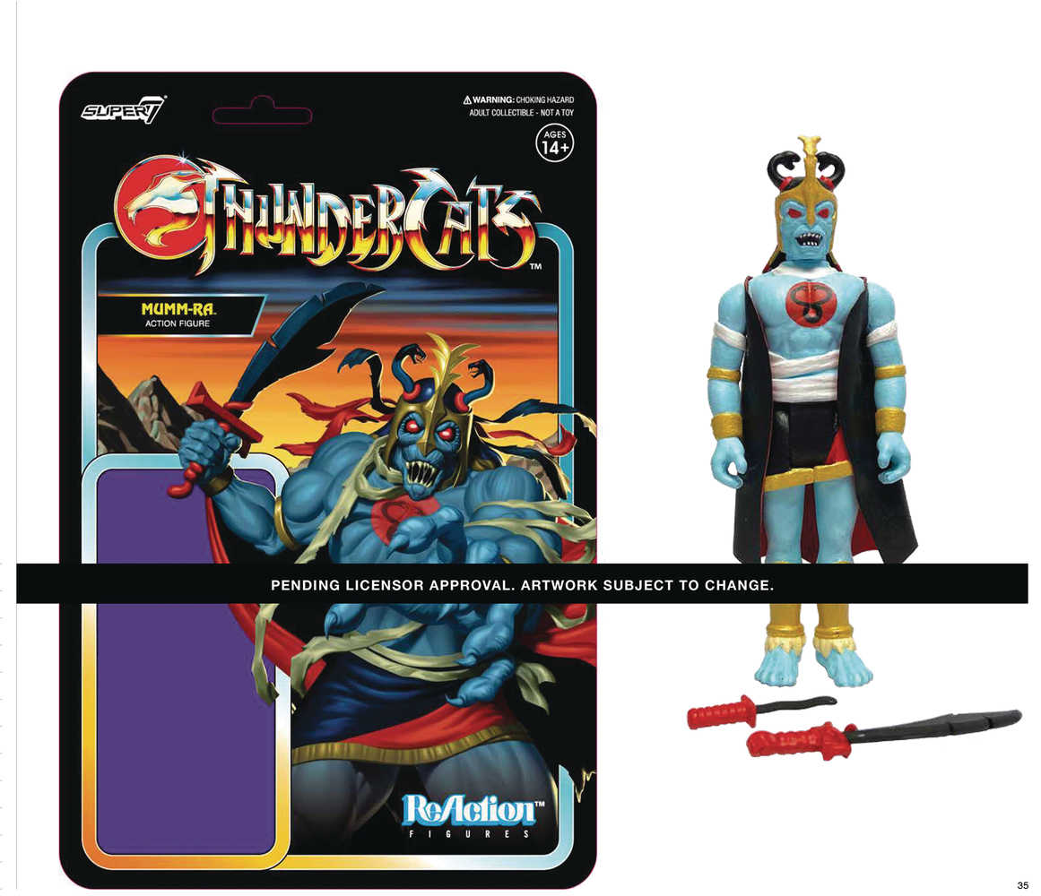Thundercats Wave 1 Mumm Ra Reaction Figure  