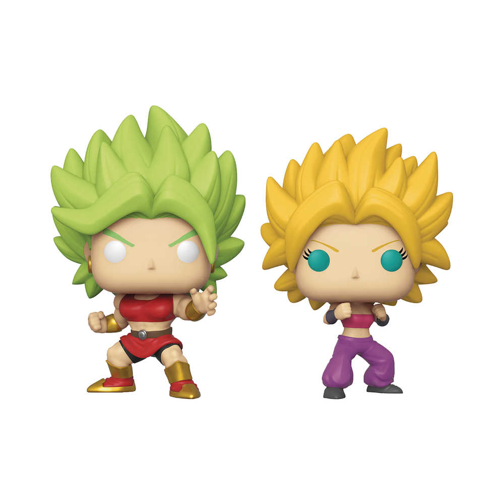 Pop Dbz Kale & Kaulifla Funimation Excl Vinyl Figure 2 Pk 