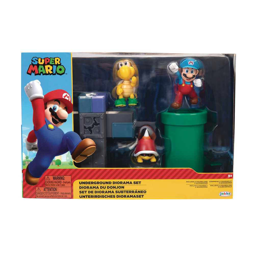 Nintendo 2 1/2 In Underground Diorama Set Case  
