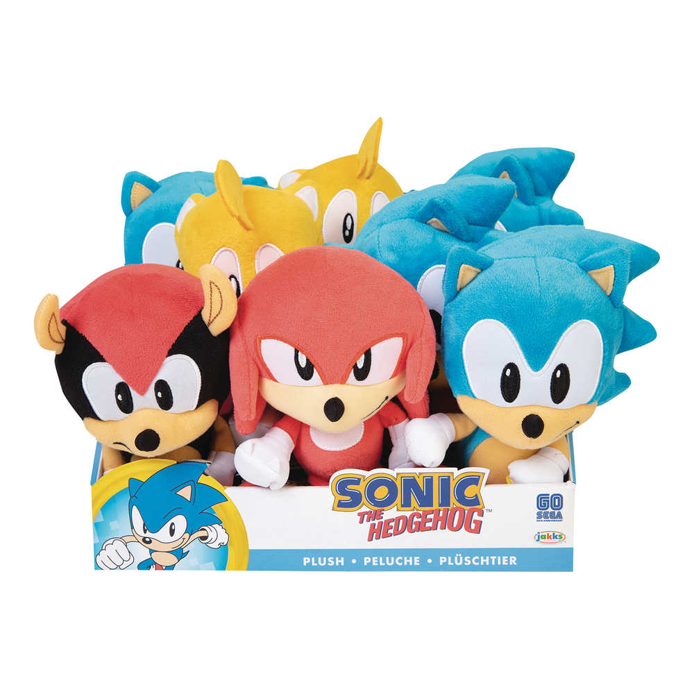 Sonic The Hedgehog 7 In Basic Plush Wv3 Assortment  