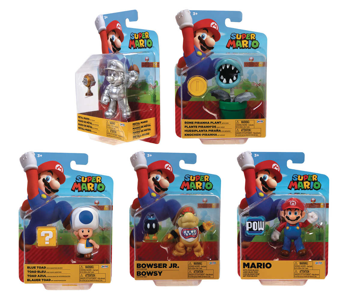 World Of Nintendo 4 In Action Figure Assortment Wv21  