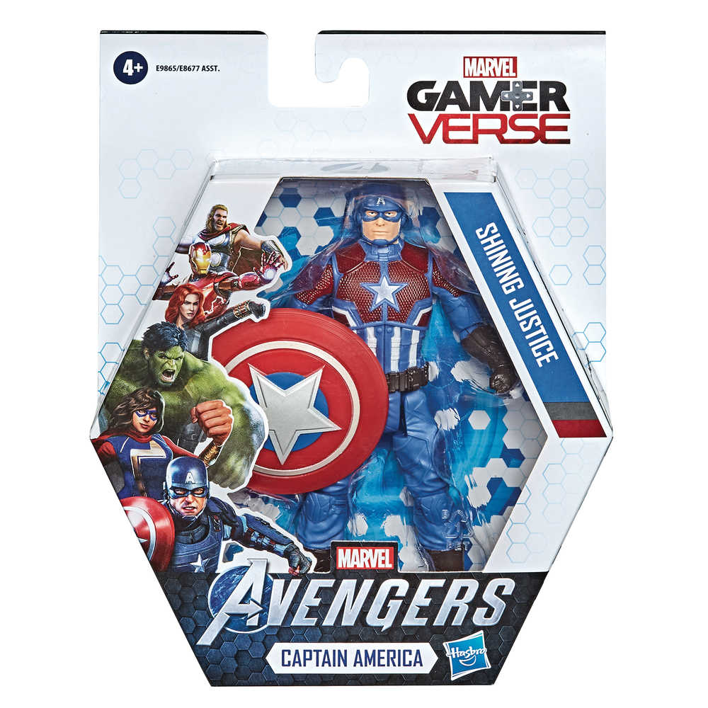 Avengers Gamerverse 6 In Captain America Action Figure Case  