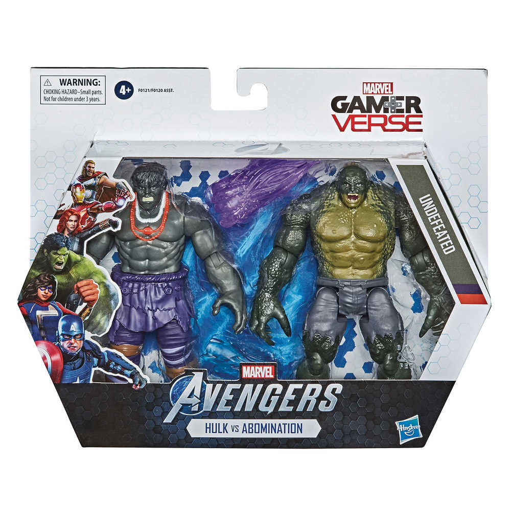 Avengers Gamerverse 6 In Hulk/Abomination Action Figure 2 Pk Case  