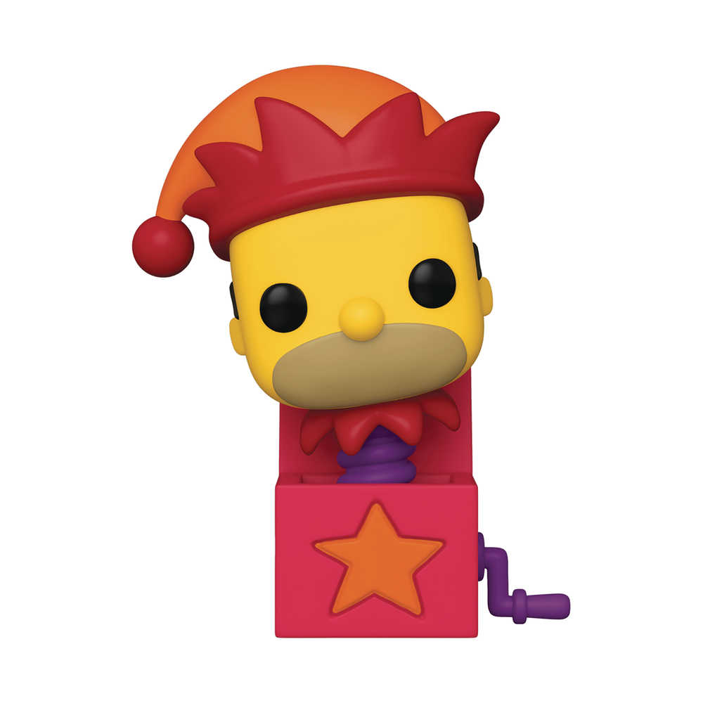 Pop Animation Simpsons Homer Jack In The Box Vinyl Figure 