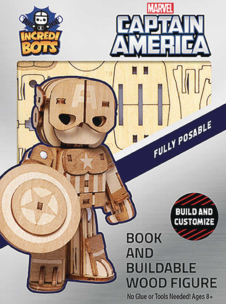 Incredibuilds Marvel Captain America Incredibots Model 