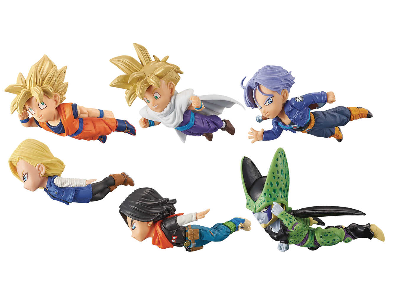 Dbz World Collector's Historical Characters Volume 2 12 Pc Bmb Figure Assortment