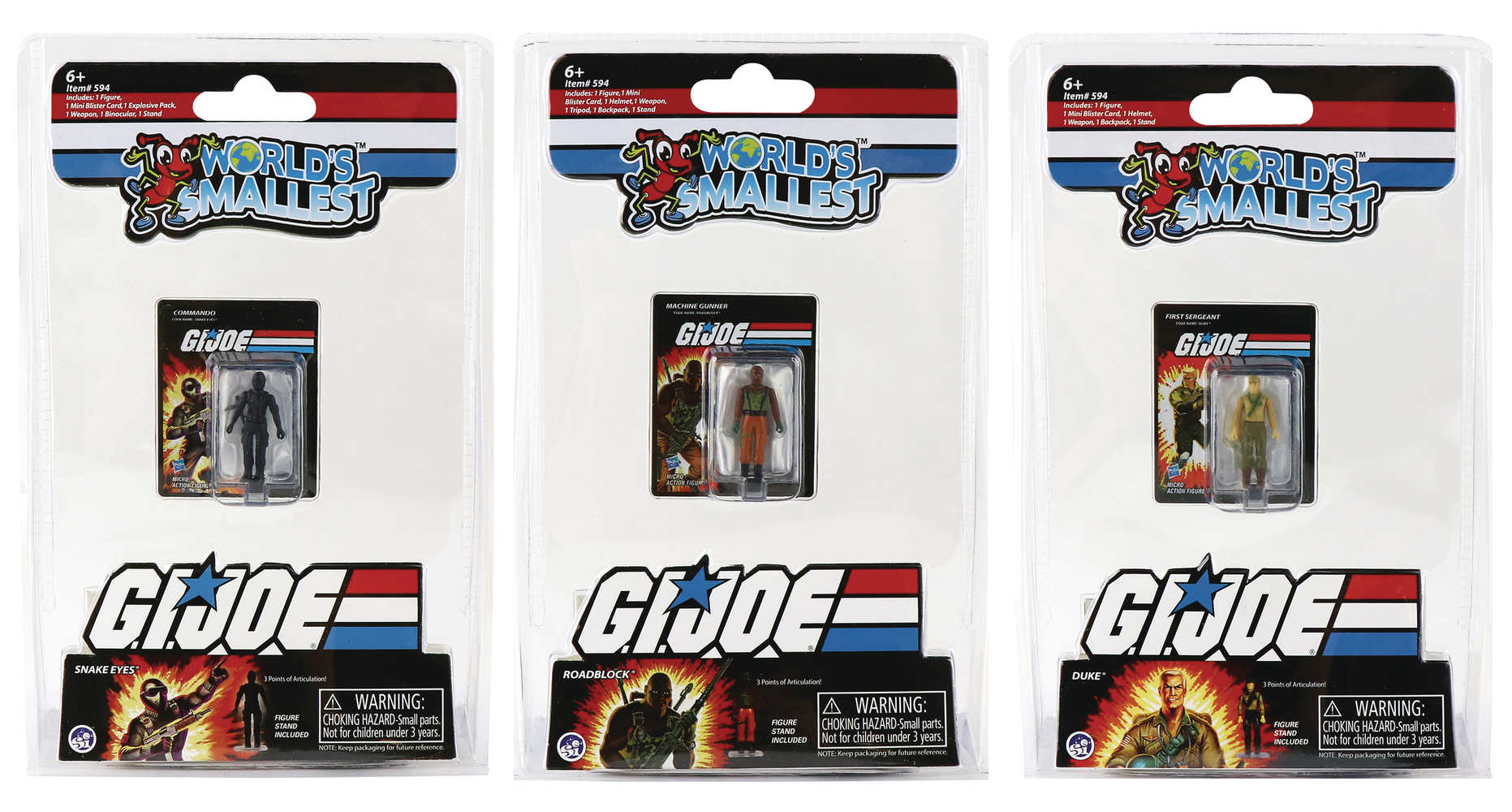 Worlds Smallest G.I. Joe Figure Inner Case Assortment  