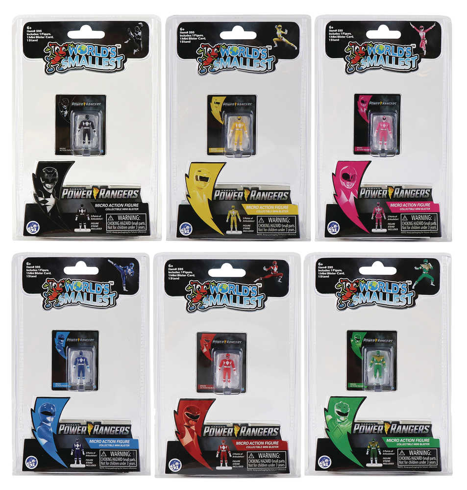 Worlds Smallest MMPR Figure Inner Case Assortment  