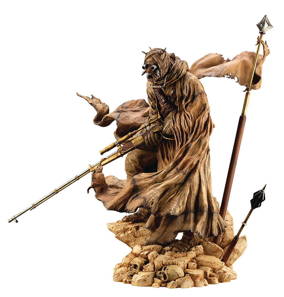 Star Wars New Hope Tusken Raider Barbaric Desert Tribe Artfx Statue