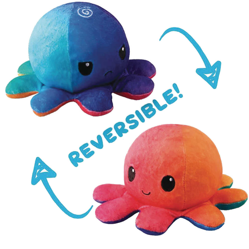 Teeturtle Reversible Octopus Mini Sunset To Mermaid Plush (C