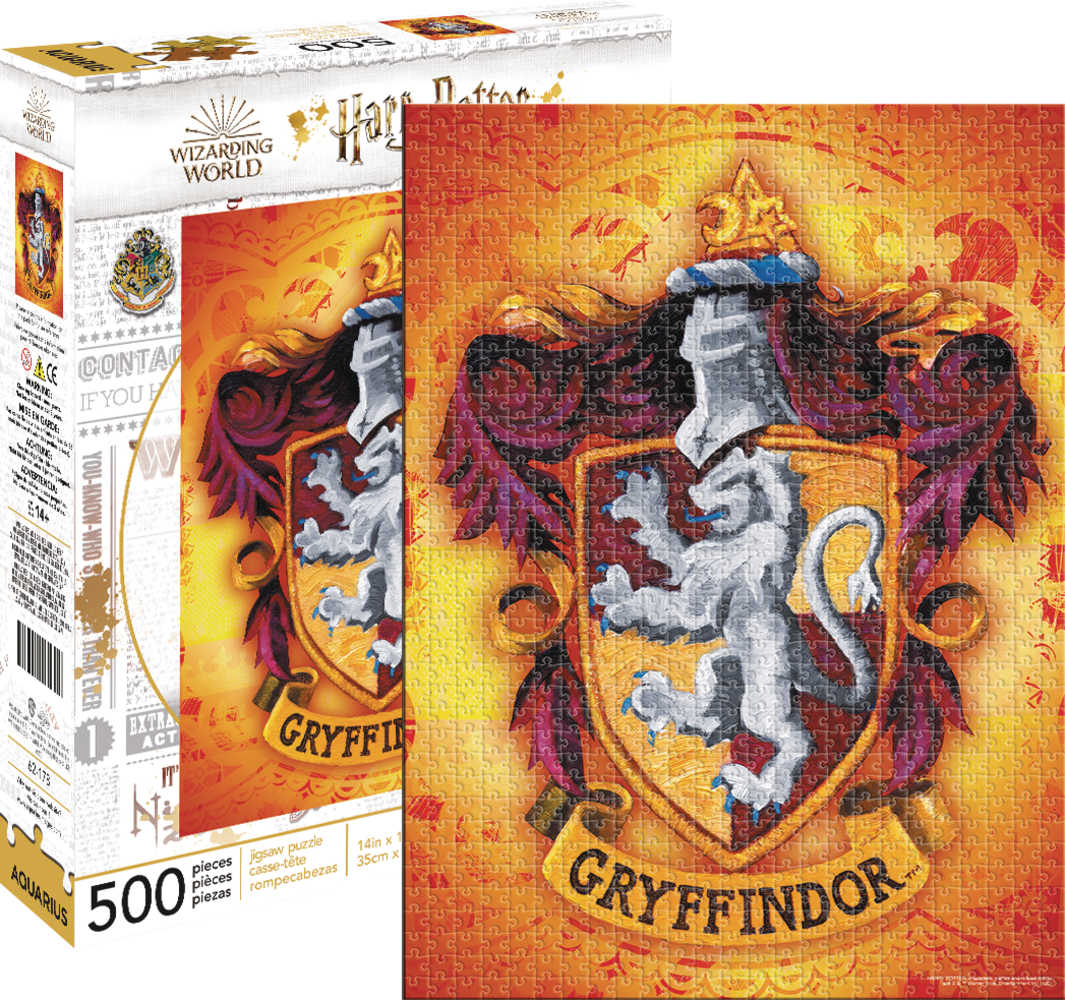 Harry Potter Gryffindor 500 Pc Puzzle 