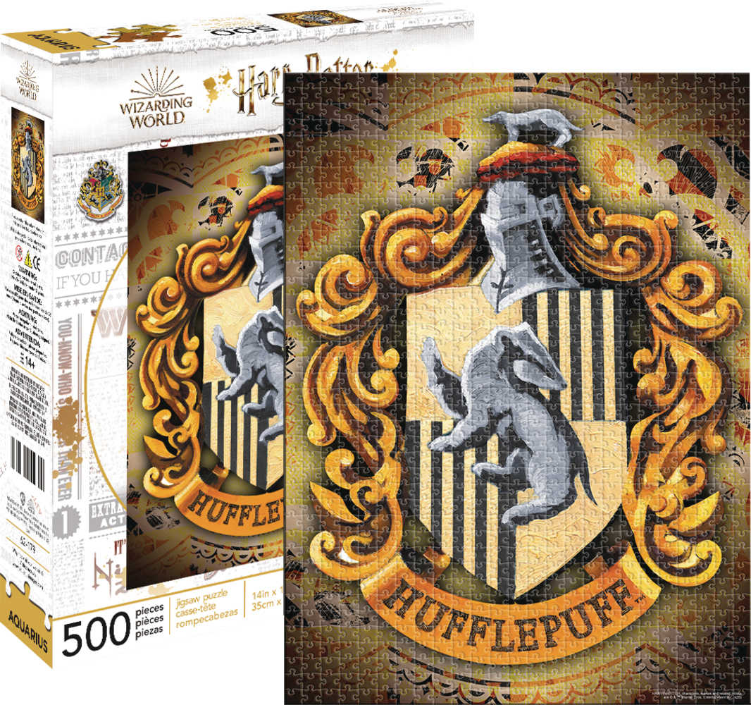 Harry Potter Hufflepuff 500 Pc Puzzle 