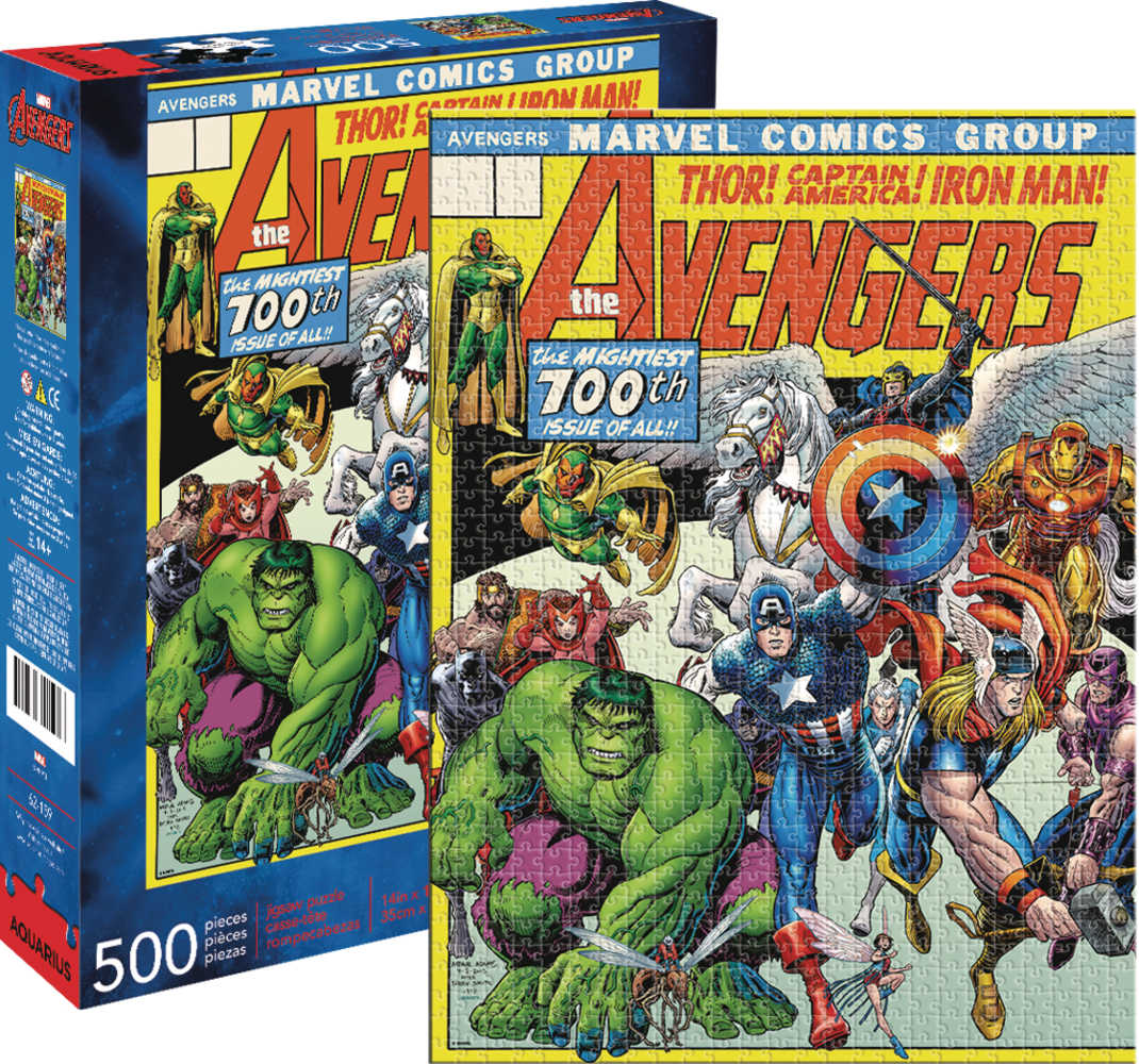 Marvel Avengers Cover 500 Pc Puzzle 