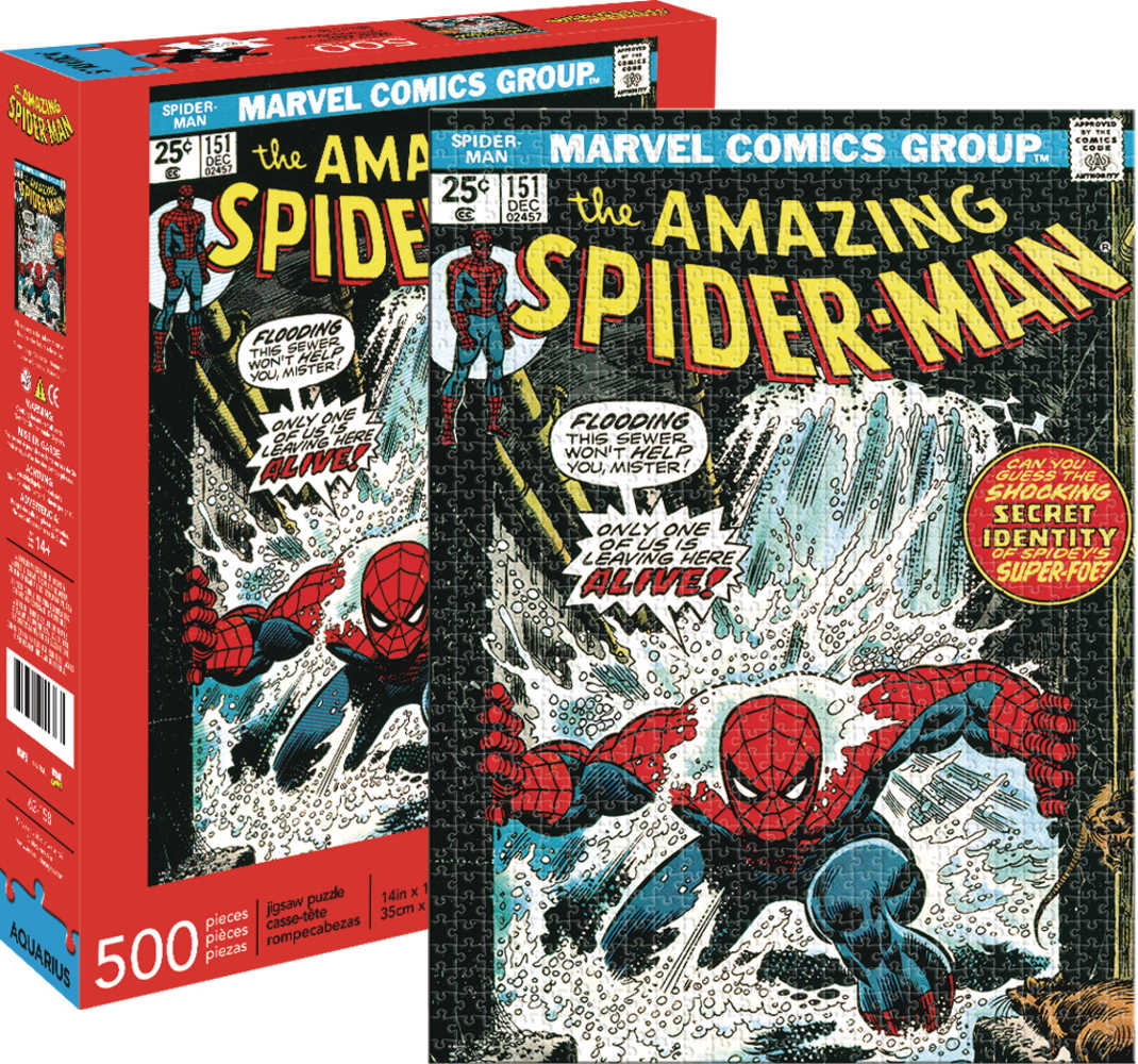 Marvel Spider-Man Cover 500 Pc Puzzle 