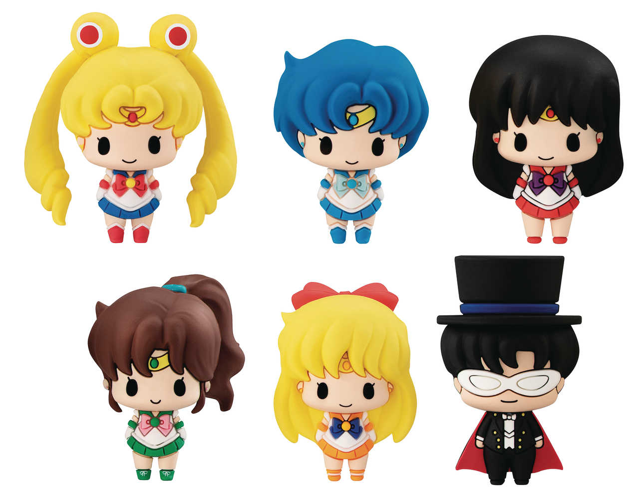 Sailor Moon Chokorin Mascot Series 6 Pc Ds 