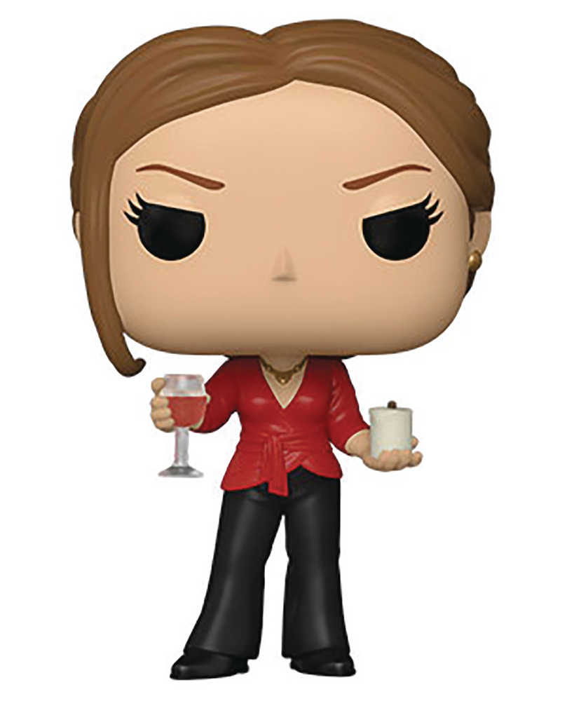 Pop TV Office Jan with Wine & Candle Vinyl Figure 
