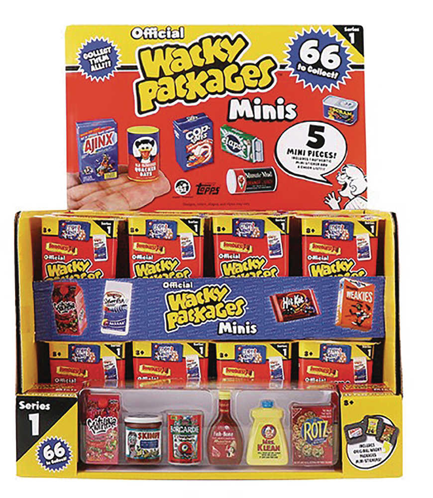 Wacky Packages Minis Bmb Display  