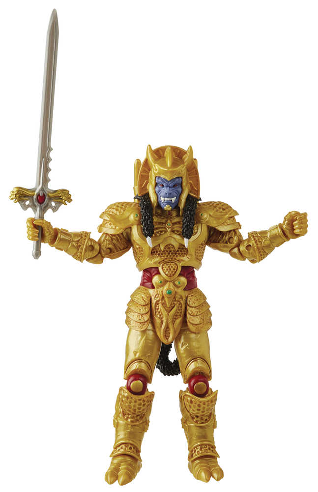 Power Rangers Lightning 6 In MMPR Goldar Action Figure Case  