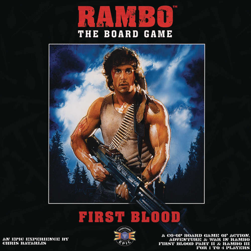 Rambo First Blood Board Game 