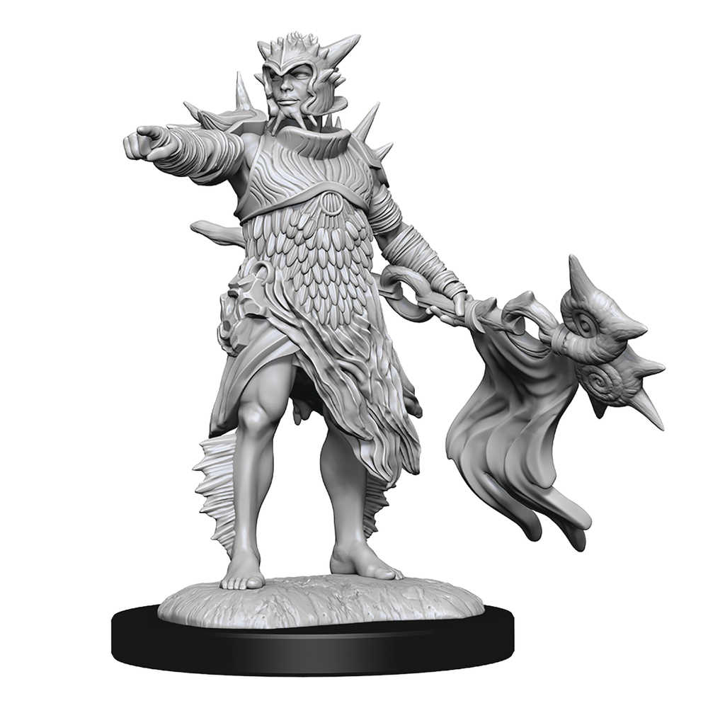 Magic The Gathering Unpainted Minis Coralhelm Commander & Halimar Wavewatch