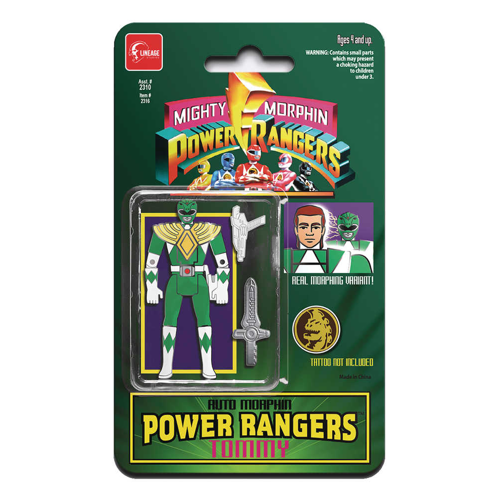 Power Rangers Auto Morphin Green Ranger Enamel Pin 