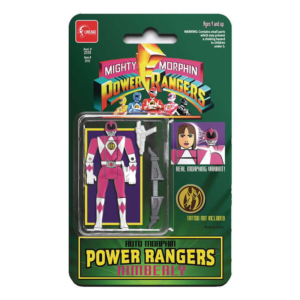 Power Rangers Auto Morphin Pink Ranger Kimberly Enamel Pin (