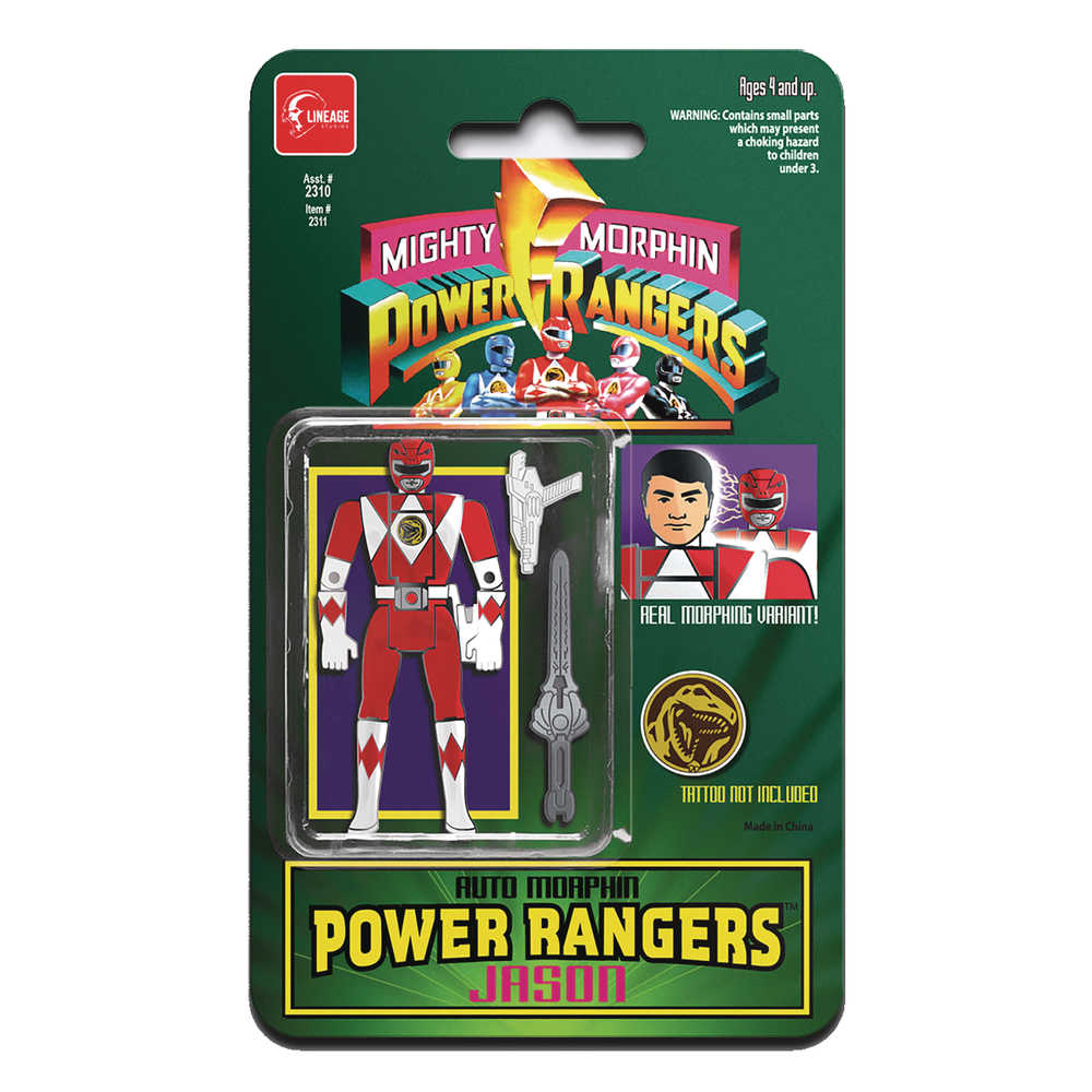 Power Rangers Auto Morphin Red Ranger Jason Enamel Pin 