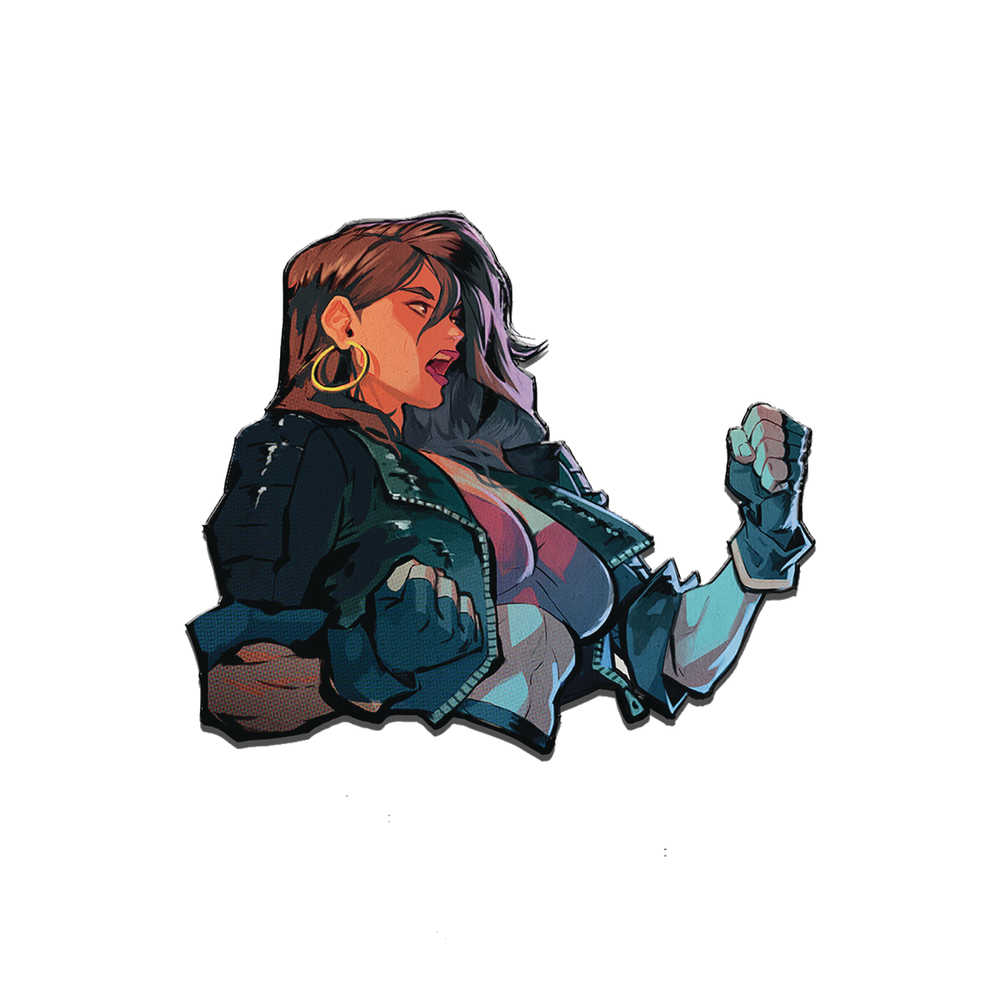 Streets Of Rage 4 Blaze Fielding Luxury Enamel Icon Pin 