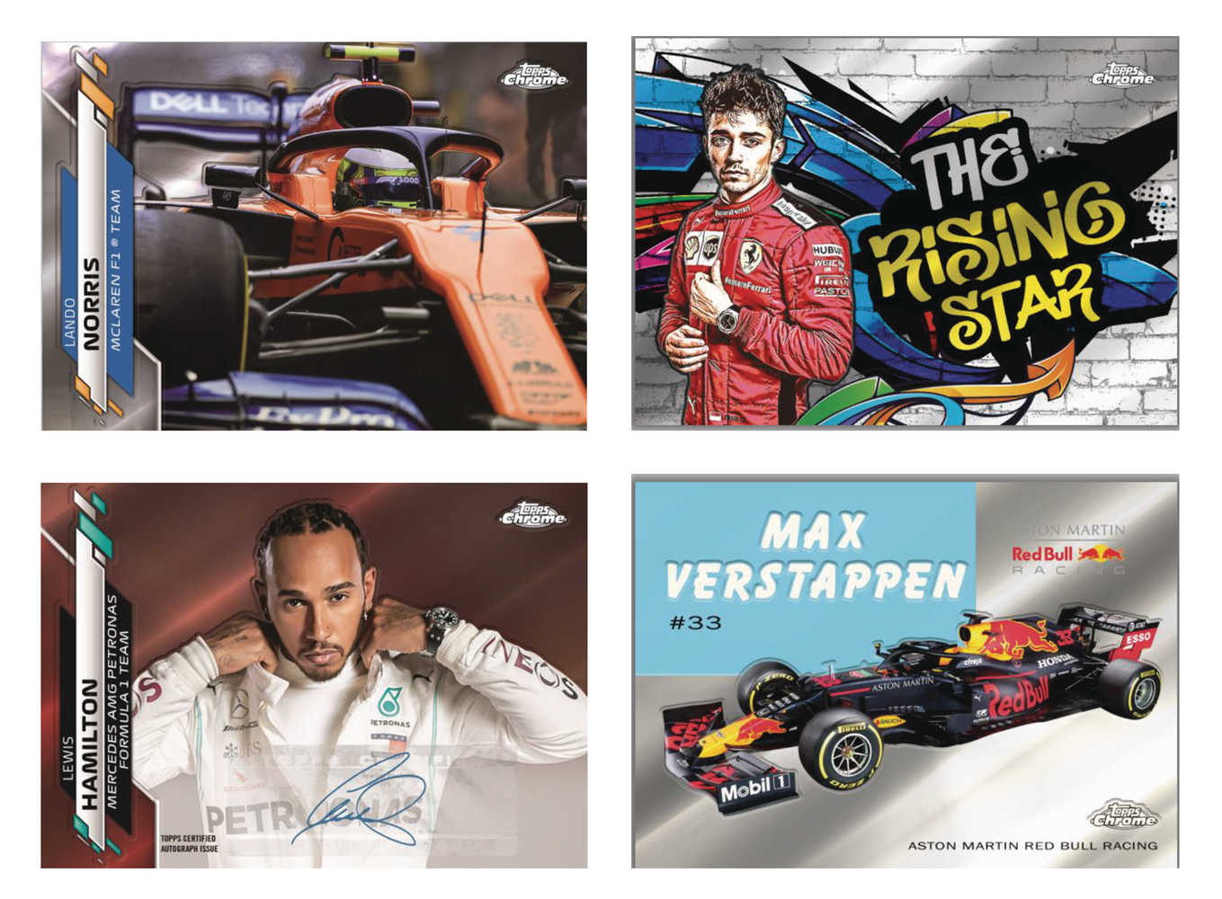 Topps 2021 Chrome Formula 1 Trading Card Box  
