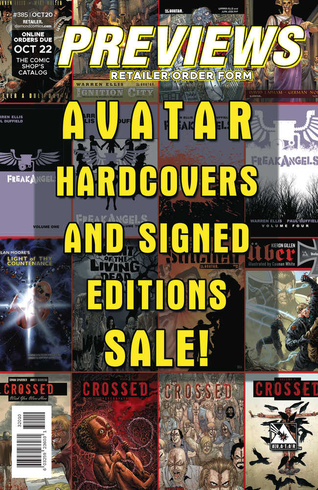 Previews #387 Dec 2020 Retailer Order Form Extras 