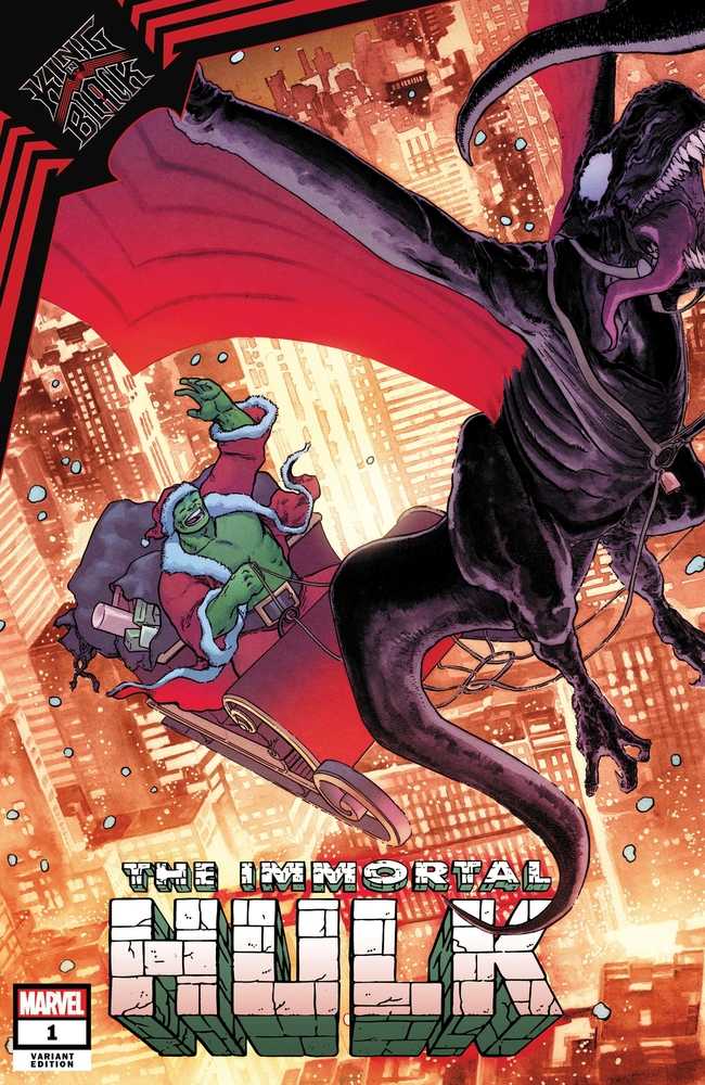 King In Black Immortal Hulk #1 Kuder Santa Claus Variant