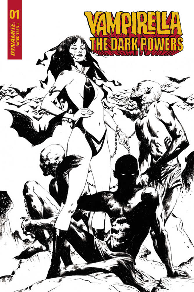 Vampirella Dark Powers #1 30 Copy Lee Black & White Demons Variant Edition