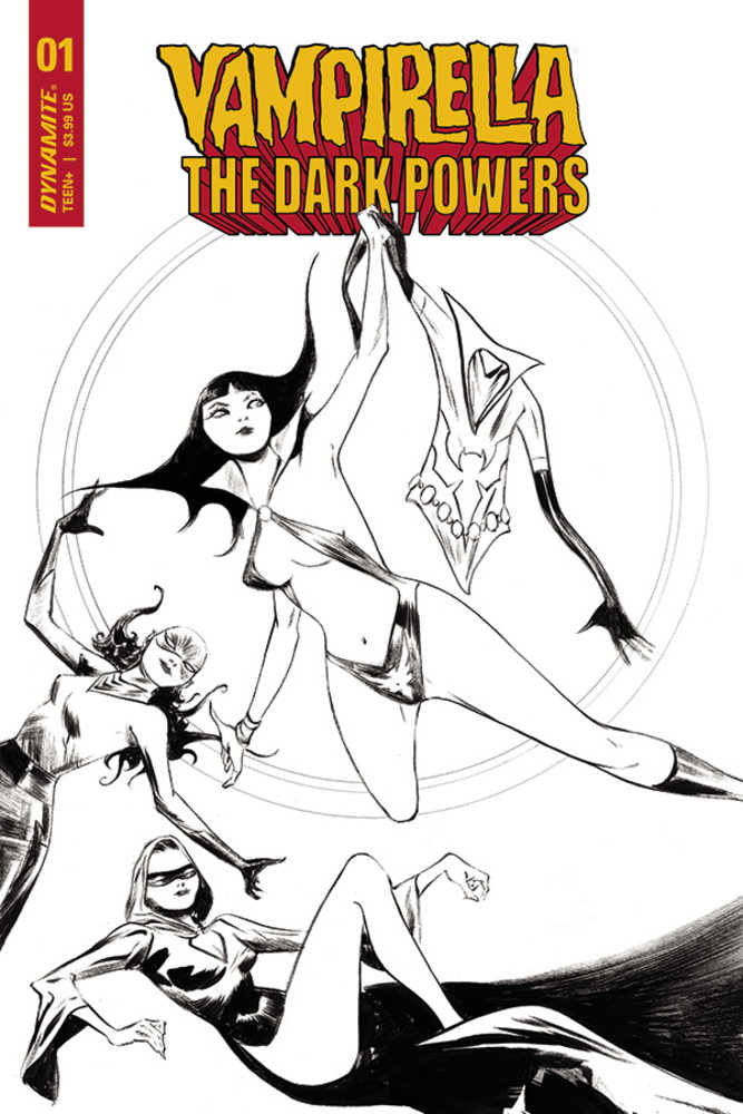 Vampirella Dark Powers #1 40 Copy Lee Black & White Variant Edition
