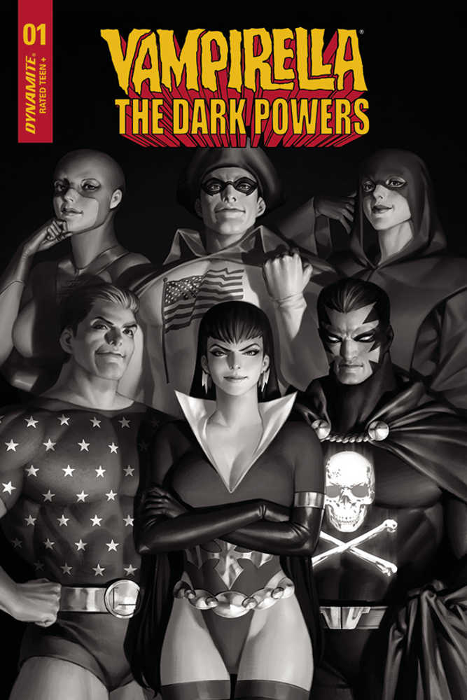 Vampirella Dark Powers #1 45 Copy Yoon Black & White Variant Edition