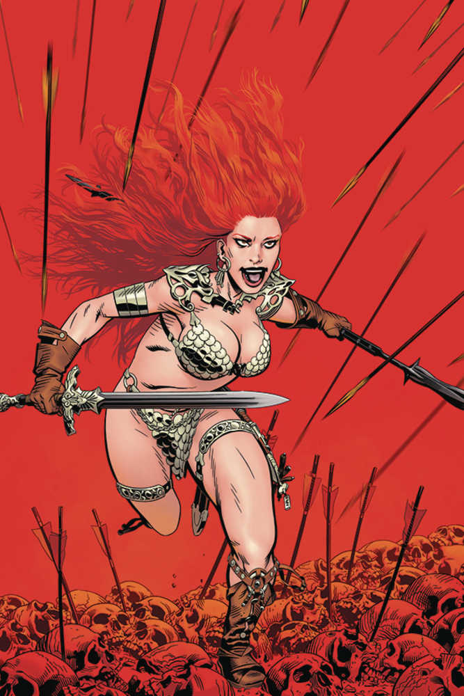 Red Sonja Price Of Blood #1 Golden Limited Full Art Cover