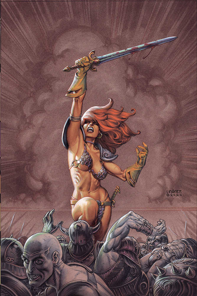 Red Sonja Price Of Blood #1 Linsner Limited Full Art Cover