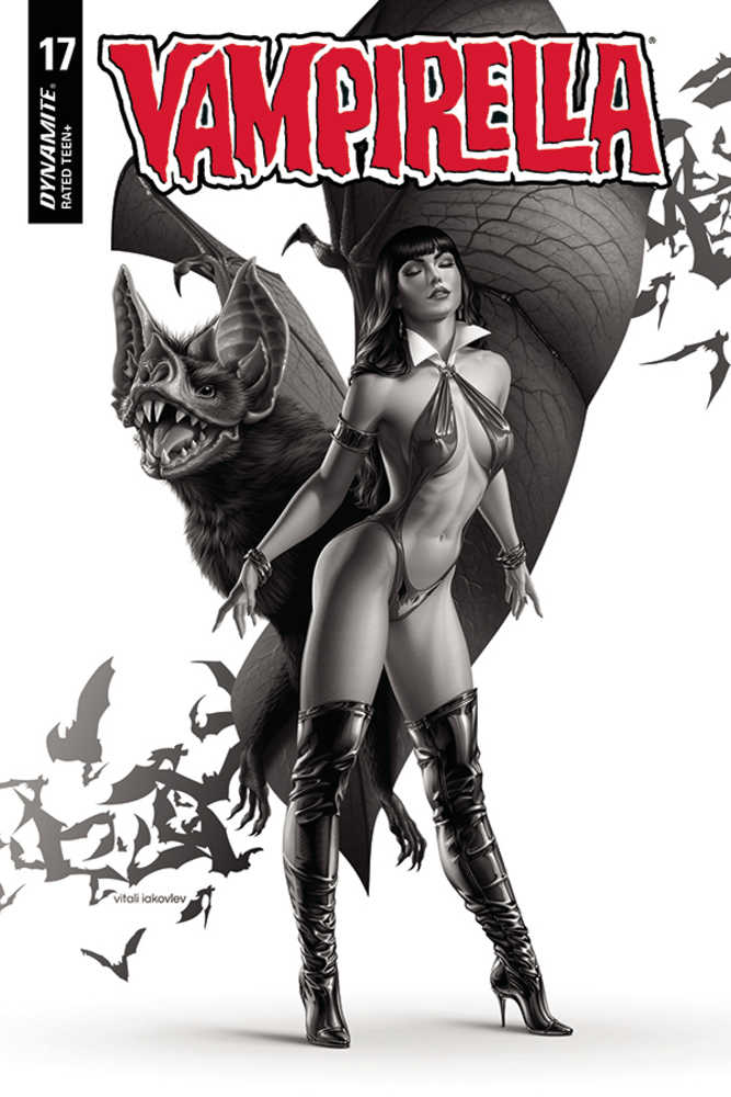 Vampirella #17 40 Copy Iakovlev Black & White Variant Edition