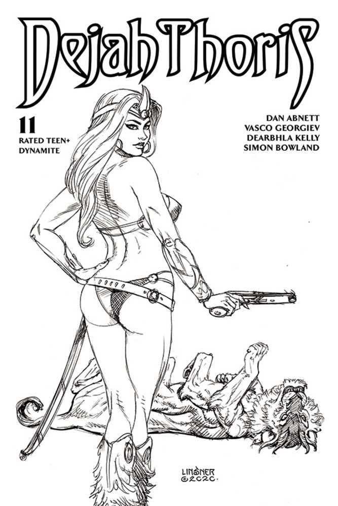 Dejah Thoris (2019) #11 20 Copy Linsner Black & White Variant Edition