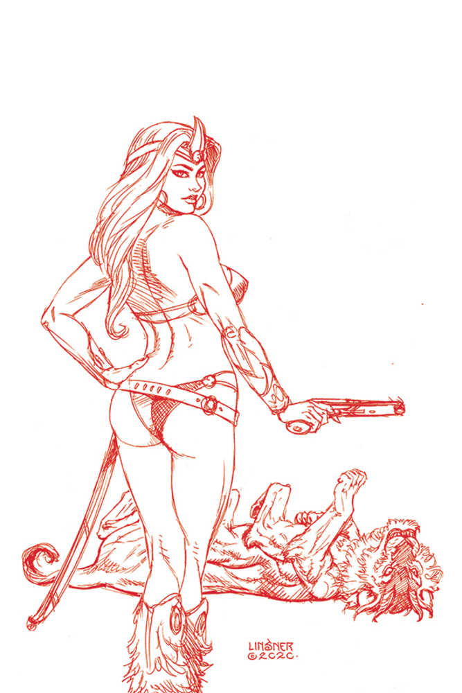 Dejah Thoris (2019) #11 Linsner Rare Limited Martian Red Cover