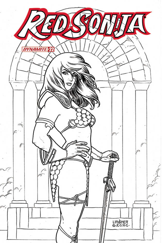 Red Sonja #22 20 Copy Lee Black & White Variant Edition