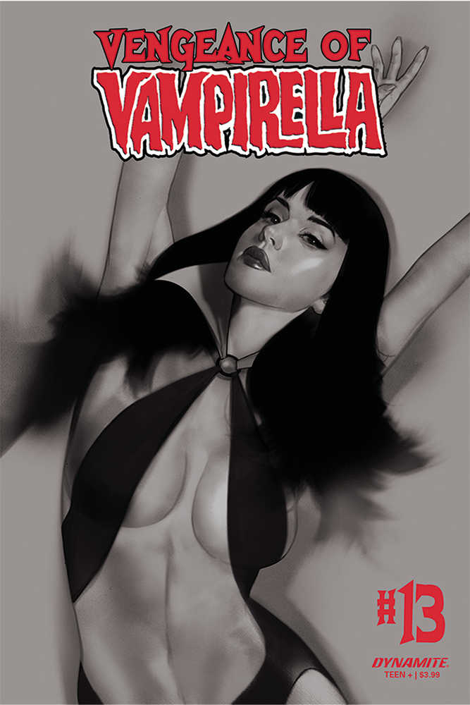 Vengeance Of Vampirella #13 30 Copy Oliver Black & White Variant Edition