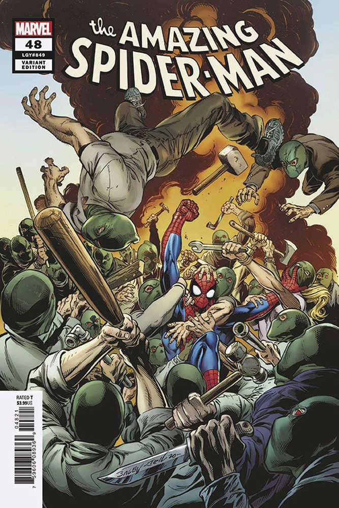 Df Amazing Spiderman #48 Bagley Signed 