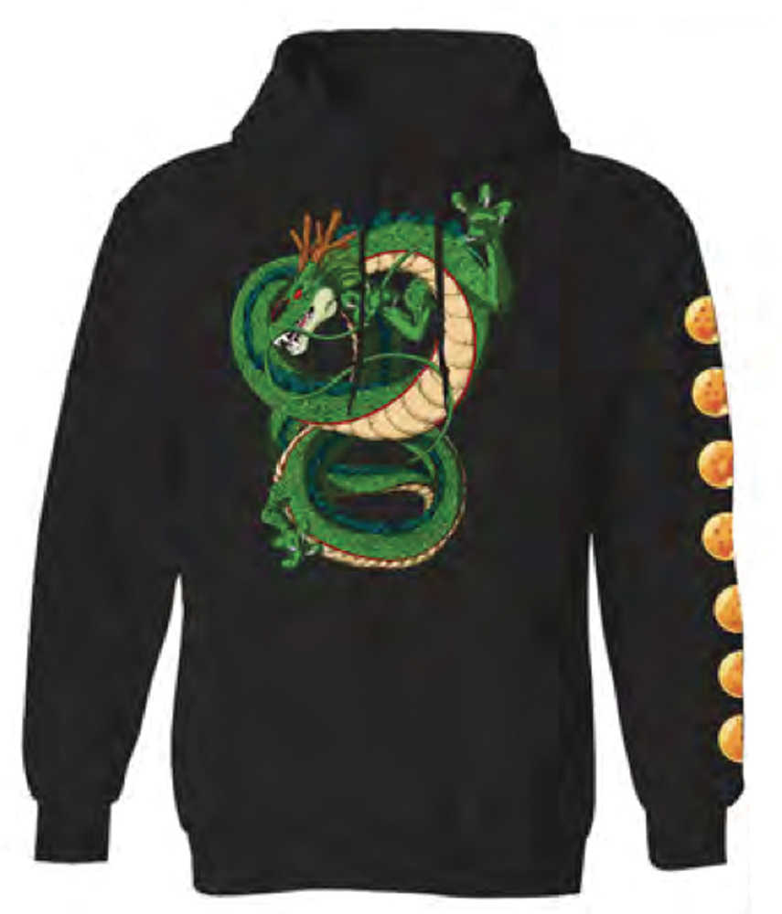 Dragon Ball Z Shenron Blk Hoodie MED 