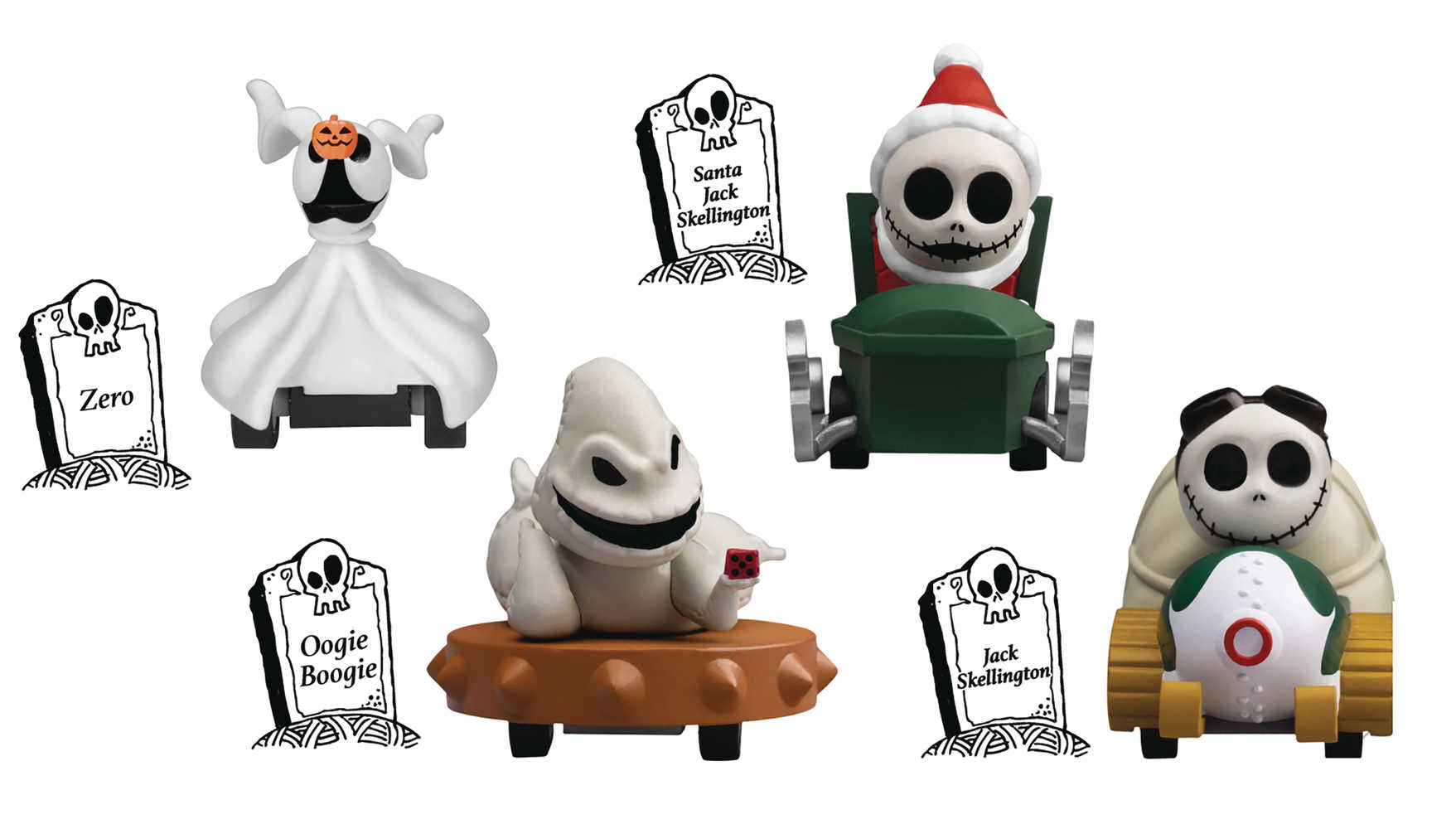 Nightmare Before Christmas Zero Pull Back Car 