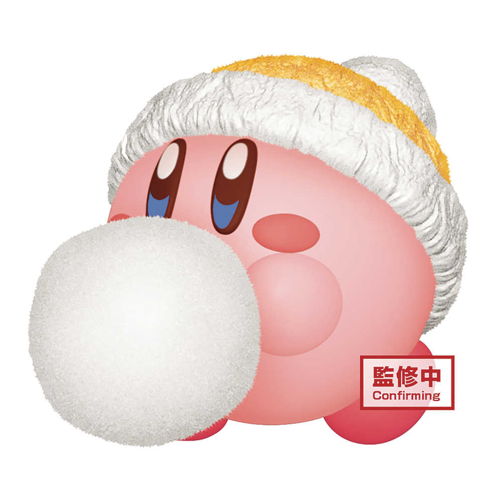 Kirby Fluffy Puffy Mine Play In The Snow Figure 