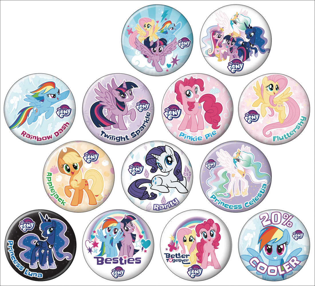My Little Pony Friendship Is Magic 144 Pc Button Display 
