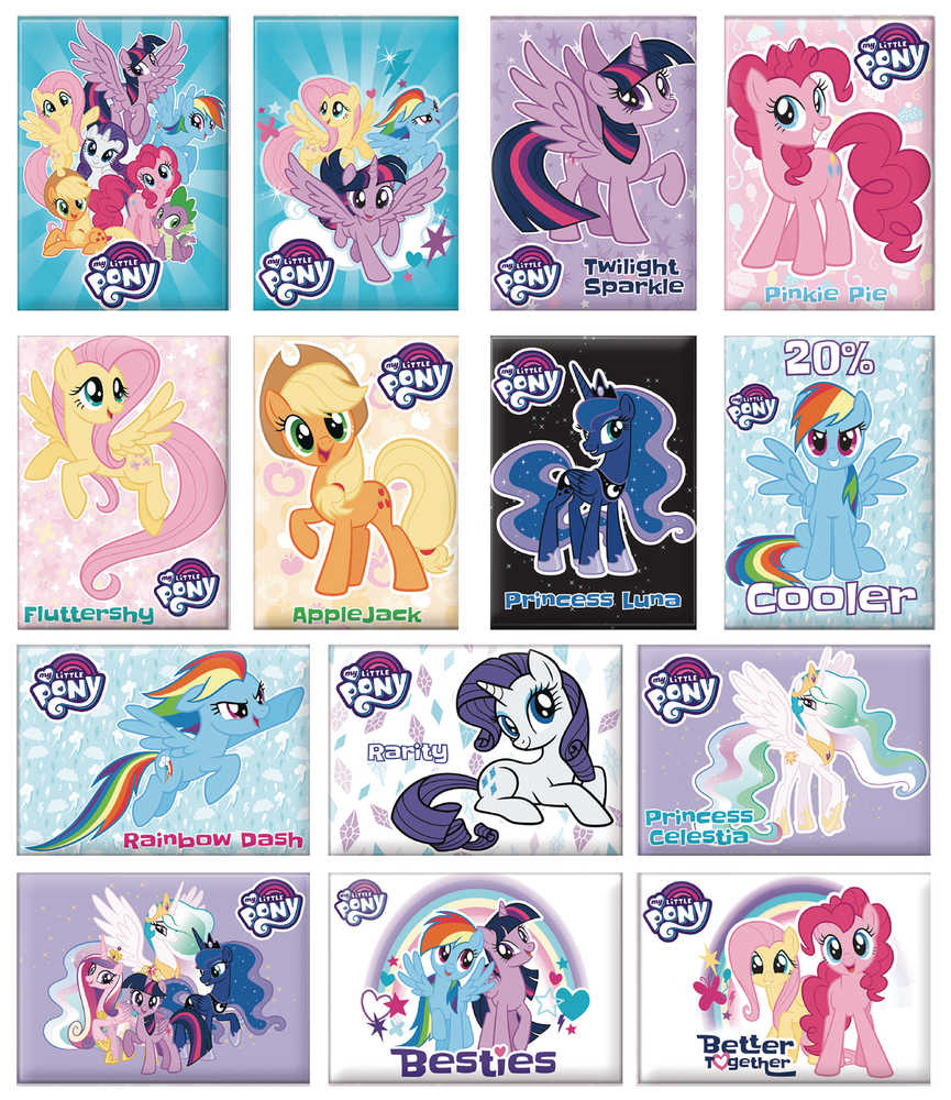 My Little Pony Friendship Is Magic 48 Pc Magnet Assortment 